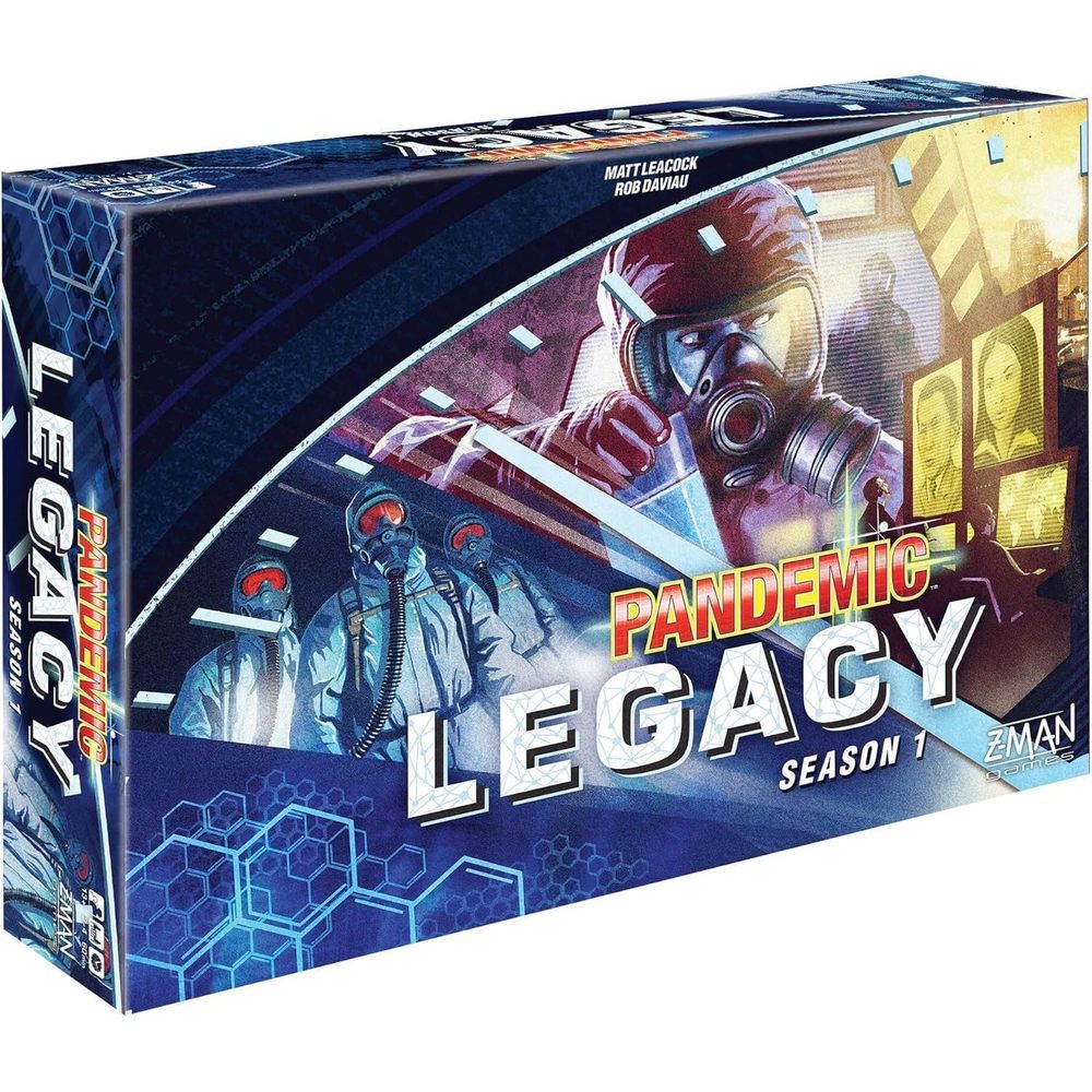 Pandemic Legacy Season 1 Board Game (Blue) Ages 13+, 2-4 Player,by Z-Man Games